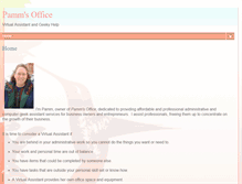 Tablet Screenshot of pammsoffice.com